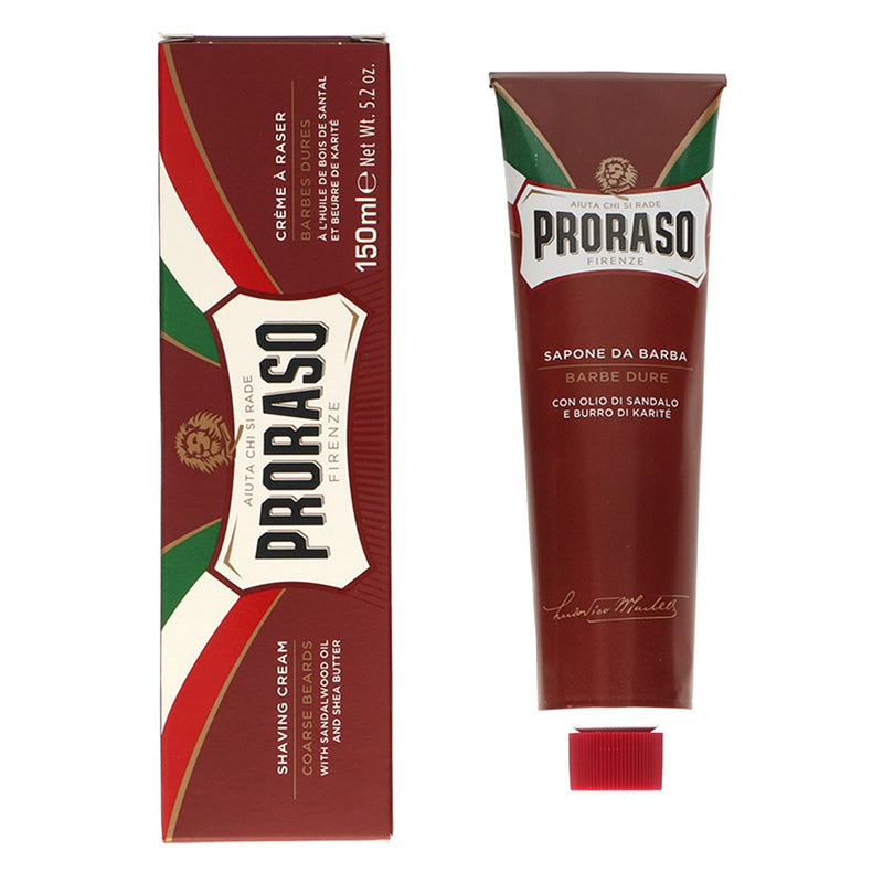 Load image into Gallery viewer, Proraso scheercrème sandelwood tube 150ml