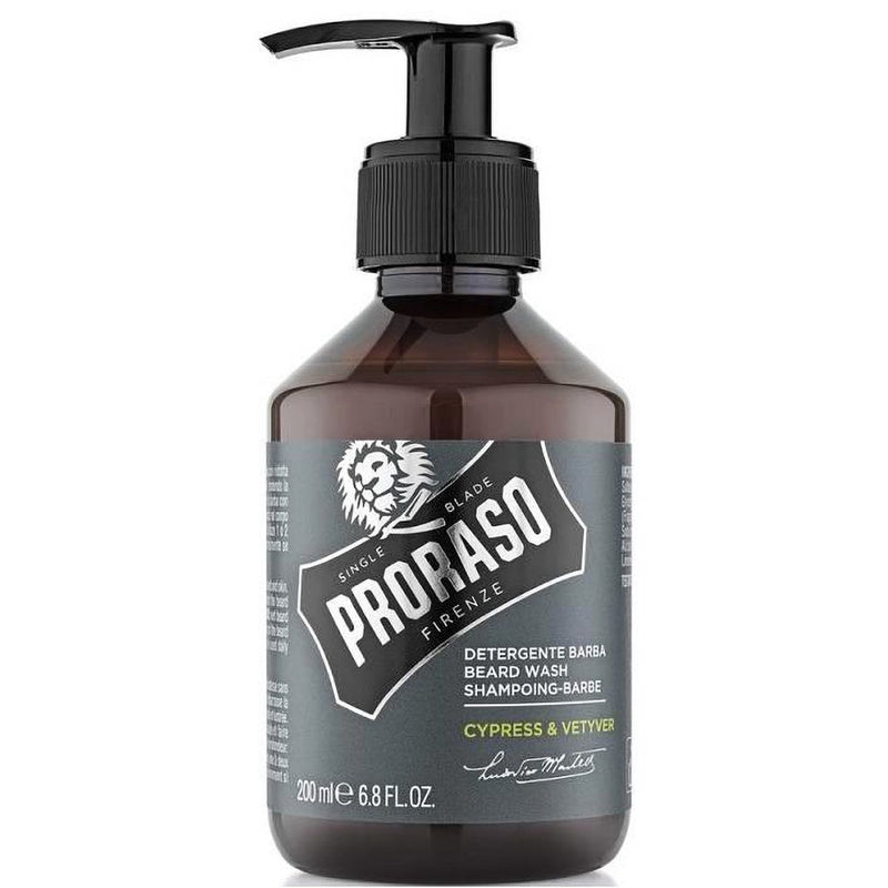 Load image into Gallery viewer, Proraso beard wash cypress vetyver 200ml