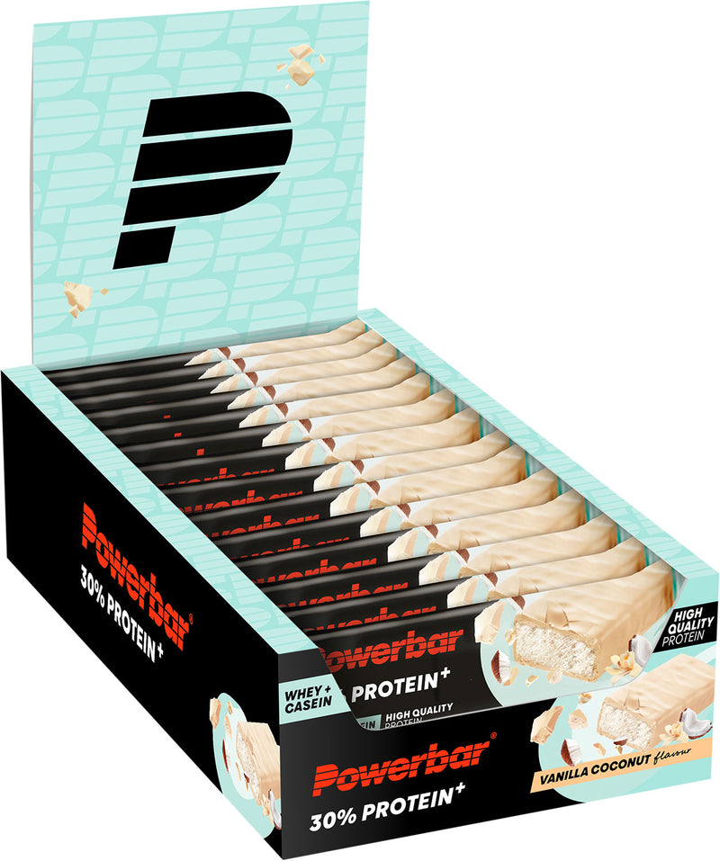 Load image into Gallery viewer, Powerbar 30% protein plus bar 15 box