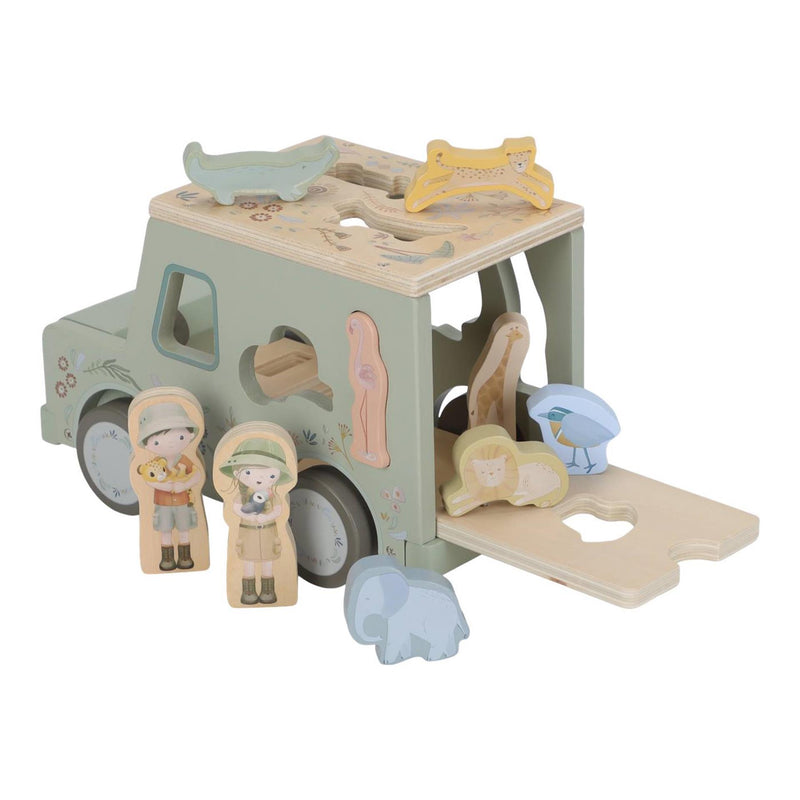 Afbeelding laden in galerijviewer, Little dutch safari friends vormenstoof auto fsc