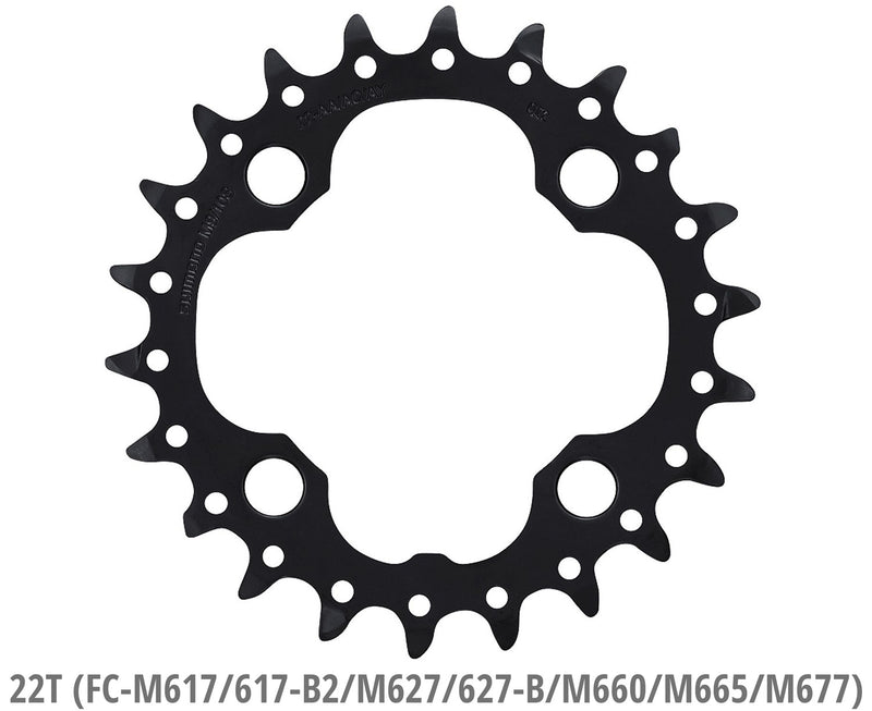 Load image into Gallery viewer, Shimano kettingblad Deore 10V 36T Y1RP98070 M617 zwart
