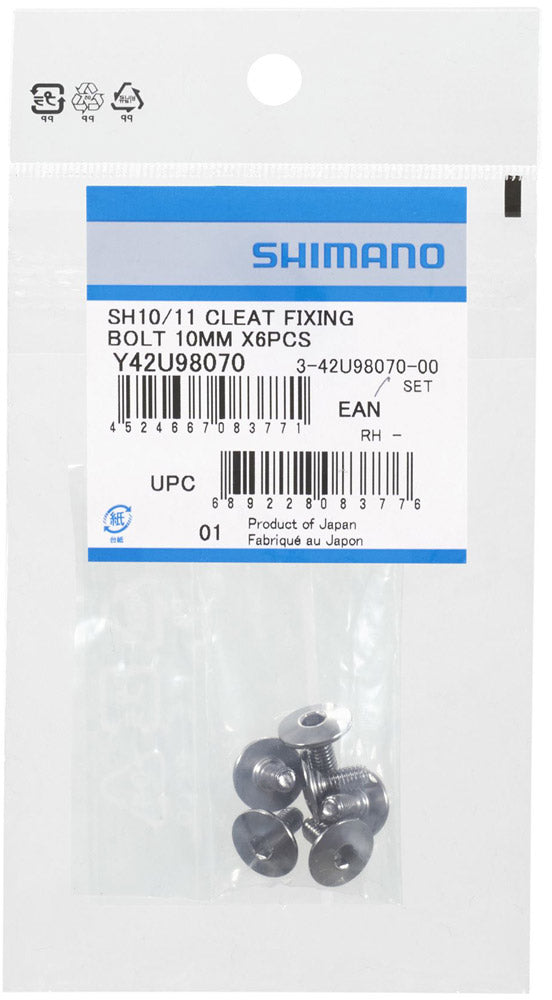 Cargue la imagen en el visor de la galería, Shimano cleat fixing bolts m5 x 10mm for sm-sh10 11 12