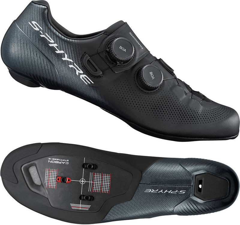 Chargez l'image dans la visionneuse de la galerie, Shimano sh-rc903 s-phyre black - road bike shoes