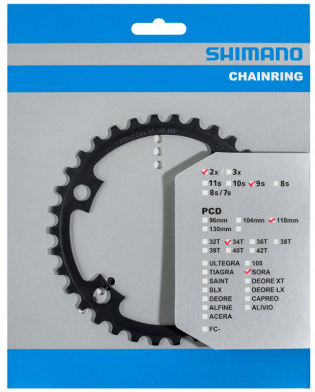 Load image into Gallery viewer, Shimano sora fc-r3000 fc-3550 chainring
