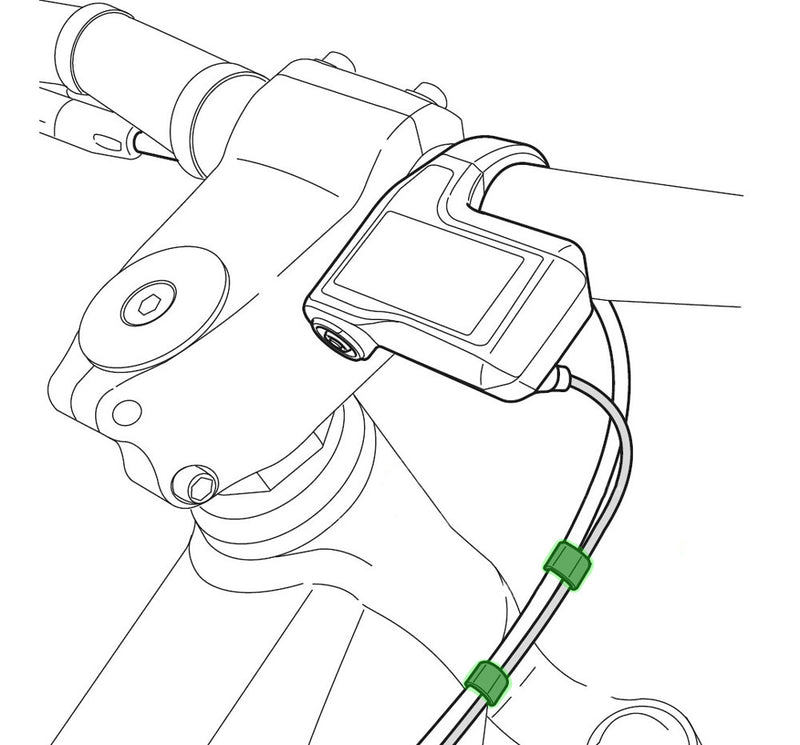 Laden Sie das Bild in Galerie -Viewer, Shimano steps mounting clip for ew-sd50 cable
