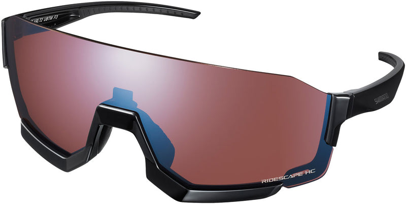 ギャラリービューアに画像をロードする, Shimano aerolite 2 hc black - sports glasses