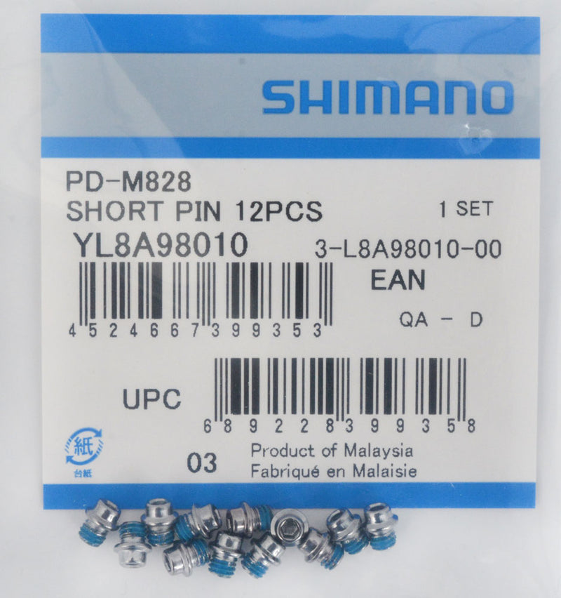 Laden Sie das Bild in Galerie -Viewer, Shimano replacement pins for pd-m828 m8040 short (12 pieces)