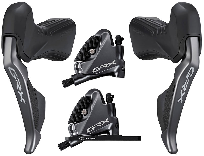 Chargez l'image dans la visionneuse de la galerie, Shimano grx di2 st-rx815+br-rx810 2x11-speed disc brake set