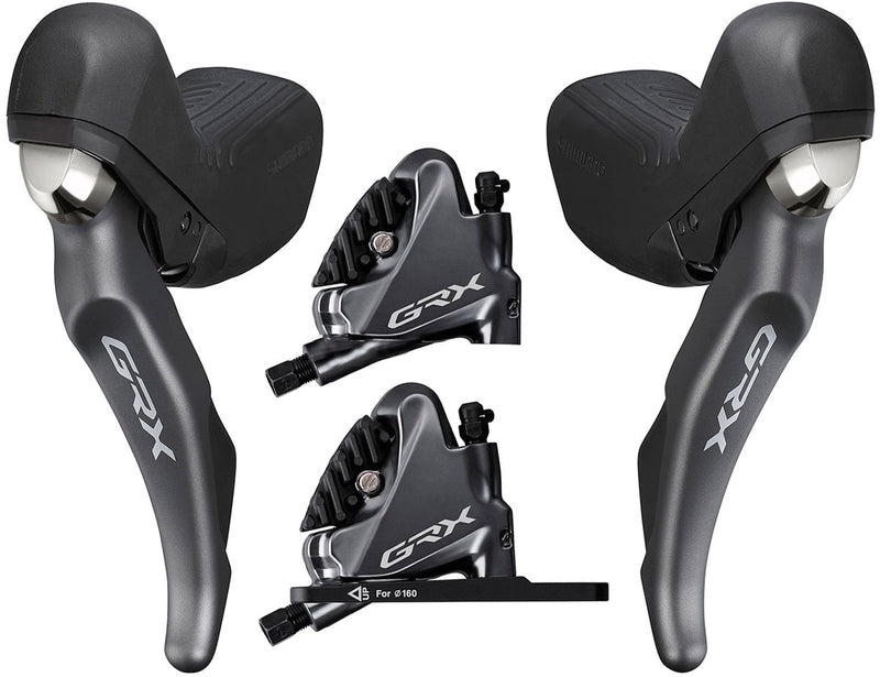 Afbeelding laden in galerijviewer, Shimano grx st-rx810+br-rx810 2x11-speed disc brake set