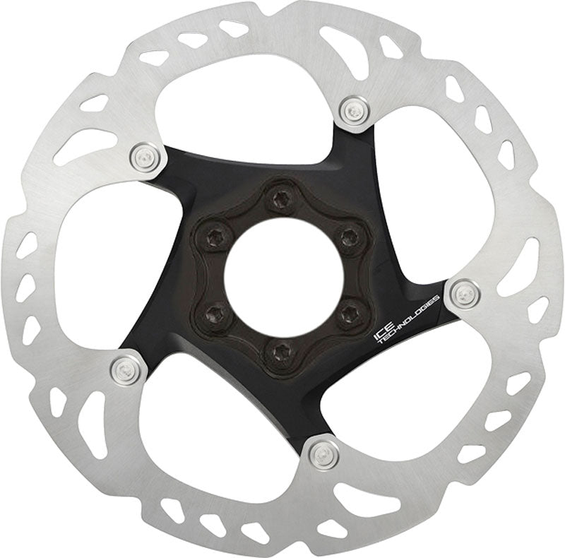 Load image into Gallery viewer, Shimano remschijf deore xt 160mm 6-gaats zilver zwart