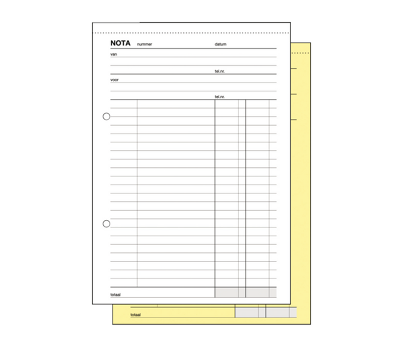 Load image into Gallery viewer, Kangaro nota copieboek 205x120 2x50 5st