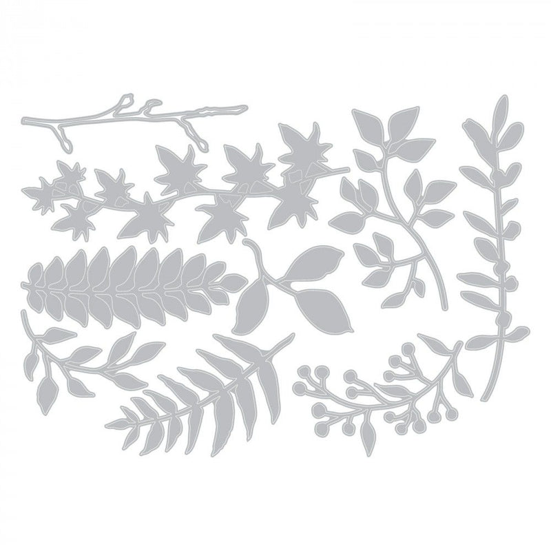 Load image into Gallery viewer, Sizzix • tim holtz thinlits die set garden greens