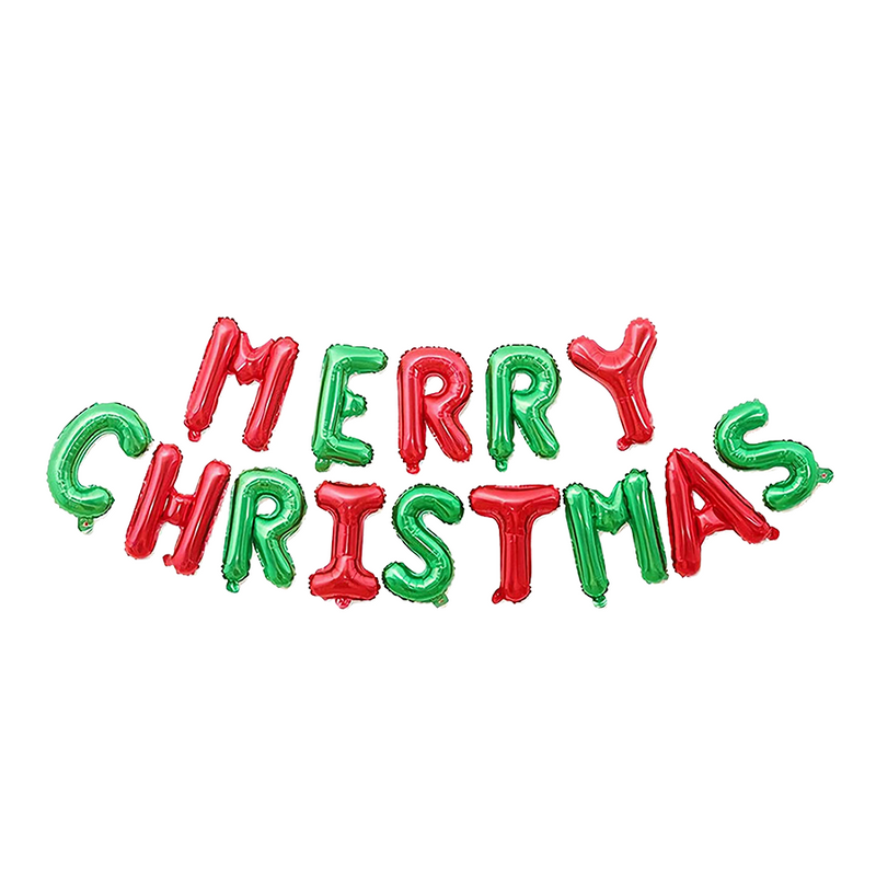 Laden Sie das Bild in Galerie -Viewer, Slinger ballon folie merry christmas 40cm
