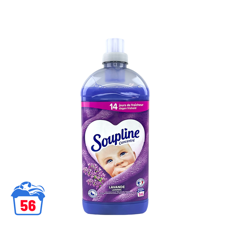 Afbeelding laden in galerijviewer, Soupline wasverzachter lavendel 1300ml