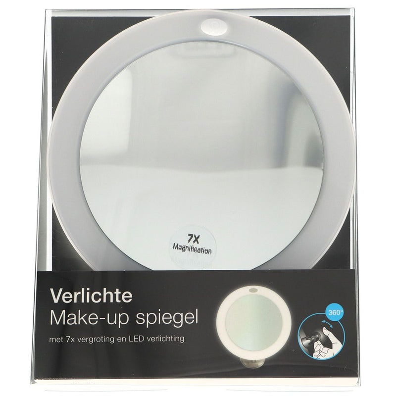 Load image into Gallery viewer, Lsp spiegels spiegel met licht en zuignap 7x vergrotend