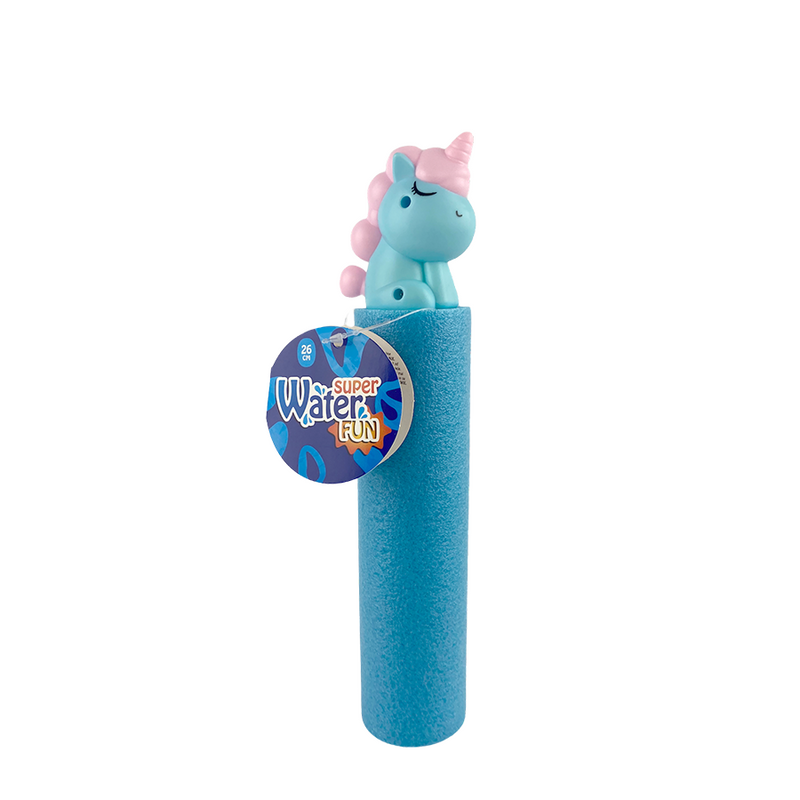Laden Sie das Bild in Galerie -Viewer, Splash waterspuiter unicorn blauw 26cm