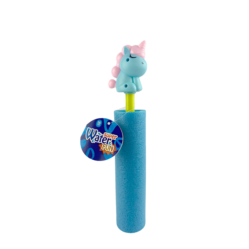 Laden Sie das Bild in Galerie -Viewer, Splash waterspuiter unicorn blauw 26cm