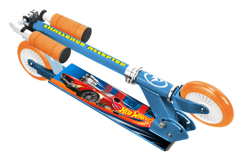 Load image into Gallery viewer, Mattel 2-wiel Kinderstep Opvouwbaar Voetrem Blauw