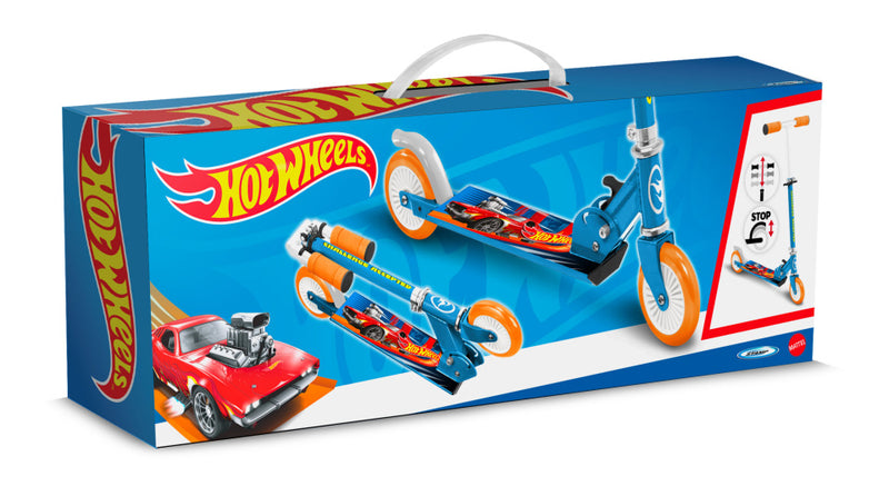 Load image into Gallery viewer, Mattel 2-wiel Kinderstep Opvouwbaar Voetrem Blauw