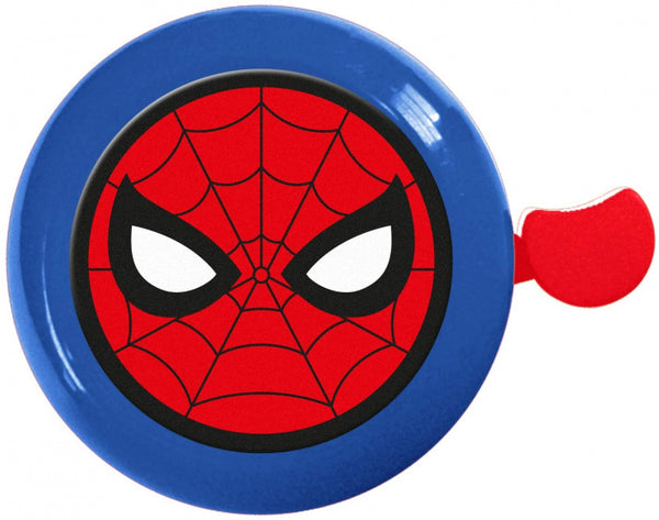 Spider-Man Fietsbel 60 mm Blauw Rood
