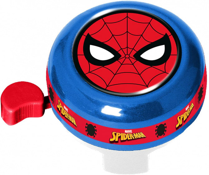 Load image into Gallery viewer, fietsbel Spider-Man 60 mm blauw rood