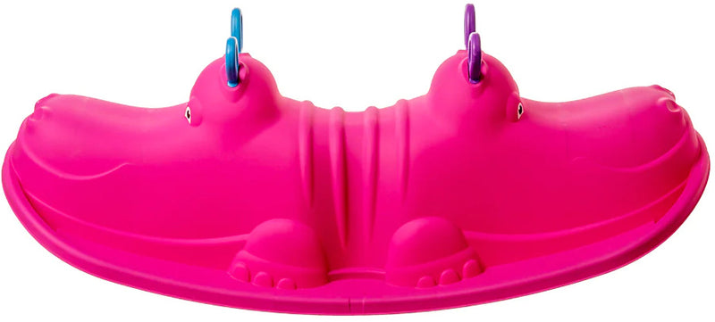 Load image into Gallery viewer, Starplay Hippo Schommelwip voor 1 tot 3 Kinderen 103 cm Roze
