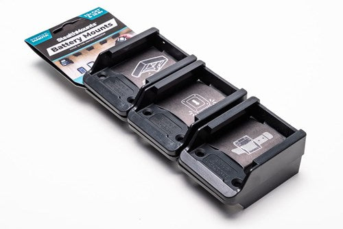 Load image into Gallery viewer, Stealthmounts bm-mk12-blk-6 accuhouders voor makita 12v cxt | zwart | 6 stuks - bm-mk12-blk-6