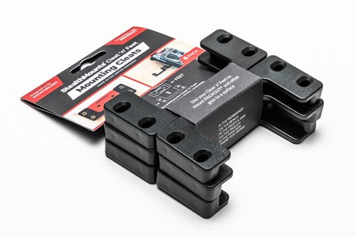 Load image into Gallery viewer, Stealthmounts om-cl-blk-6 cleat 'n' feet schoenplaatjes | zwart | 6 stuks - om-cl-blk-6