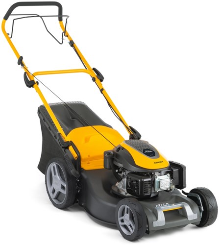 Cargue la imagen en el visor de la galería, Stiga combi 53 s benzine grasmaaier | st 170 ohv | 166 cc | 51 cm | zelfrijdend | staal | 4-in-1 |high wheel | 6 pos hoogteinstelling | ergo - 2l0536148 st1