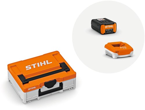Afbeelding laden in galerijviewer, Stihl power box basic, met 2x 4.8ah ap 200 s accu en 1x al 301 snellader - 48502000042
