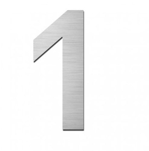 Cargue la imagen en el visor de la galería, Stoer! huiscijfer forte 75mm zelf nr.1 inox - 57750001