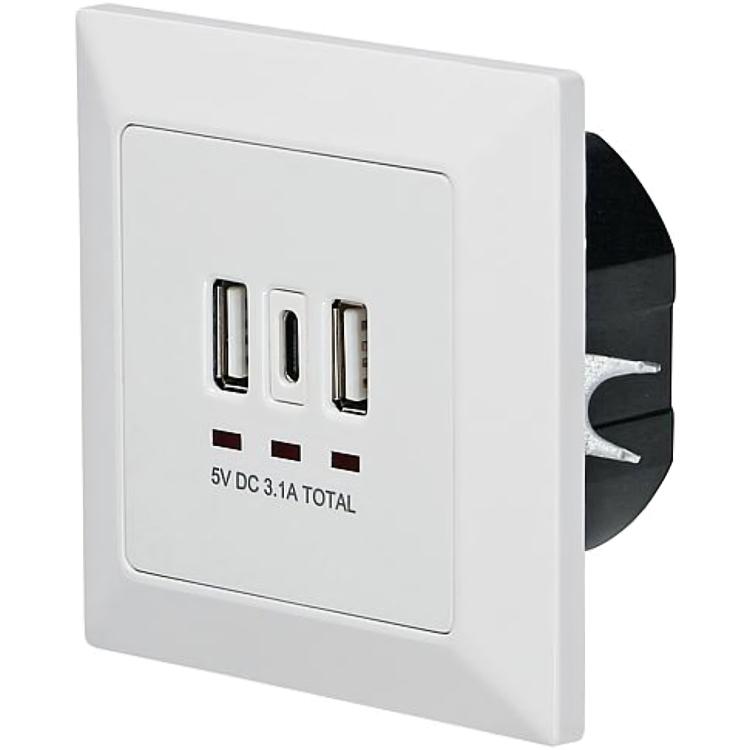 Chargez l'image dans la visionneuse de la galerie, Stopcontact met usb