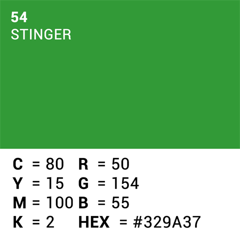 Load image into Gallery viewer, Superior achtergrondpapier 54 stinger chroma key 2,18 x 11m