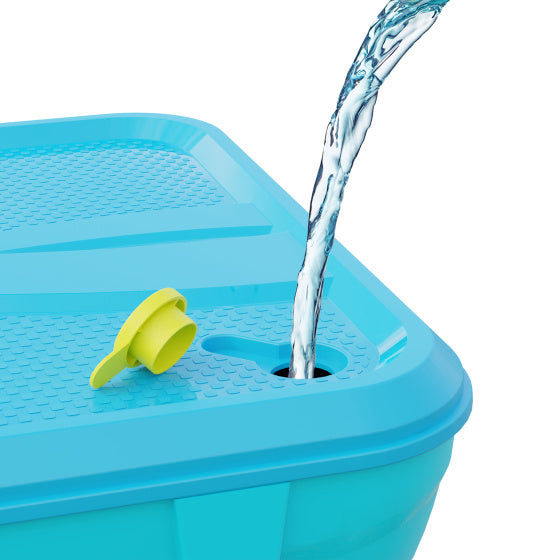 Load image into Gallery viewer, Swingball 5-in-1 Multiplay Speelset met All Surface Basis Blauw Geel