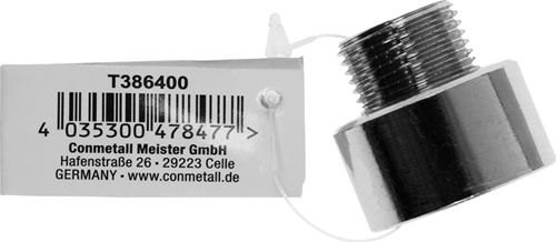 Load image into Gallery viewer, Cornat messing ch verloopstuk vm 1 2x3 8 * - t386400