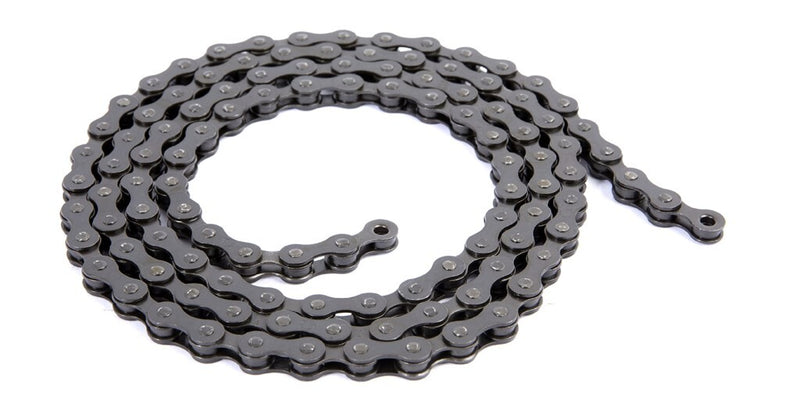 Load image into Gallery viewer, Taya Ketting 408h 1 2x3 32 1-speed zwart zwart 112 schakels hangkaart