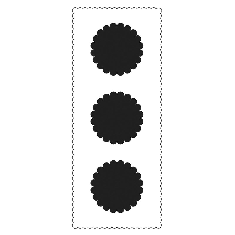 Load image into Gallery viewer, The crafter's workshop • slimline stencil geschulpte cirkels