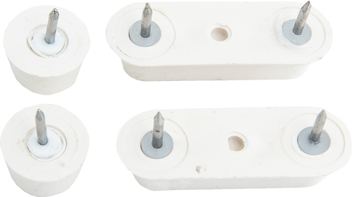 Load image into Gallery viewer, Cornat gummi stop wc-bril hout (4st) - tec365017