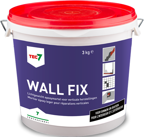 Afbeelding laden in galerijviewer, Tec7 wall fix | lichtgewicht epoxymortel | emmer 3kg - 602830000