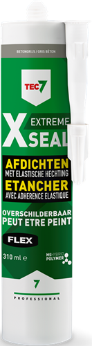Afbeelding laden in galerijviewer, Tec7 x-seal patroon 310 ml, betongrijs - 528015000