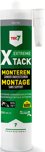 Cargue la imagen en el visor de la galería, Tec7 x-tack patroon snelle montagekit 290ml grijs - 534535000
