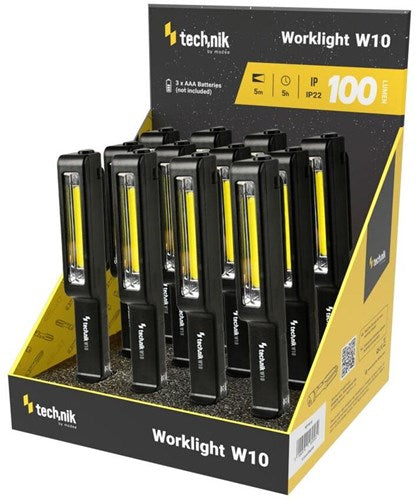 Laden Sie das Bild in Galerie -Viewer, Enzo technik led werklamp cob met magneet 3xaaa 100 lumen - 5720150