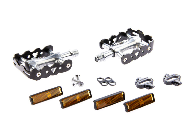 Load image into Gallery viewer, Tecora e pedalen atb spd all-round zwart zilver