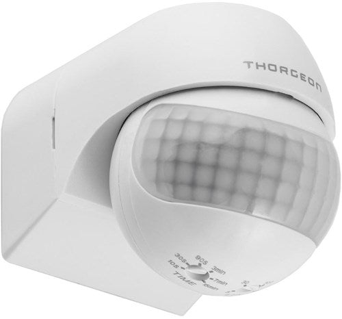 Load image into Gallery viewer, Enzo thorgeon bewegingsmelder opbouw wand 180 graden ip44 verstelbaar wit - 3900502