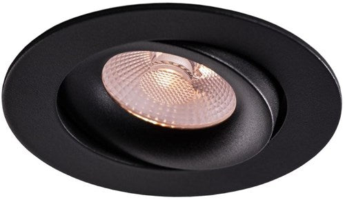 ギャラリービューアに画像をロードする, Enzo thorgeon led inbouwspot 8,2w dimtowarm 96mm rond verstelbaar zwart - led4681