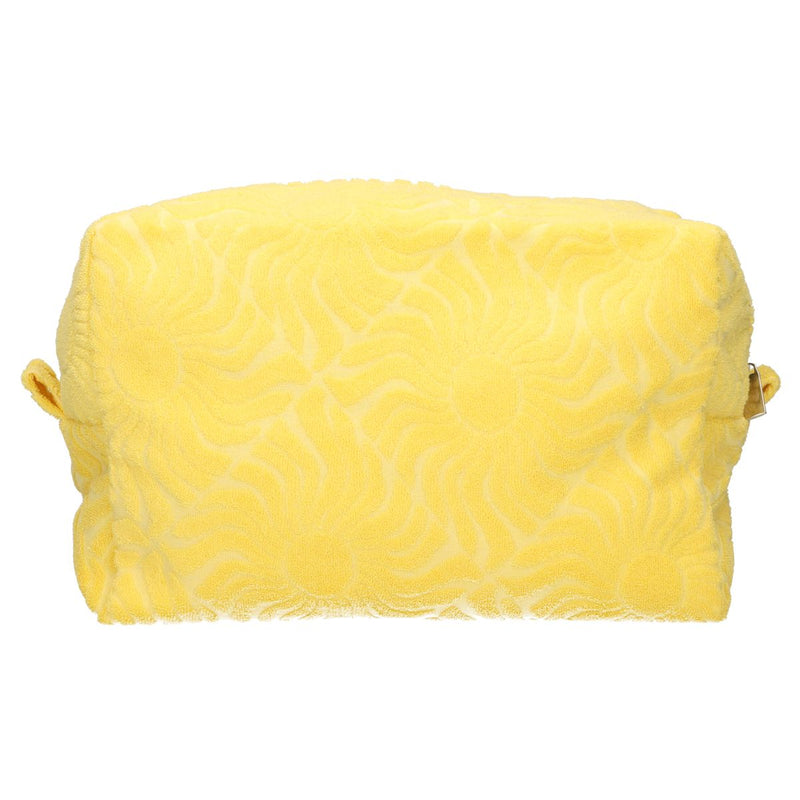 Afbeelding laden in galerijviewer, Traveller toilettas badstof sunny geel 21,5cm x 19cm