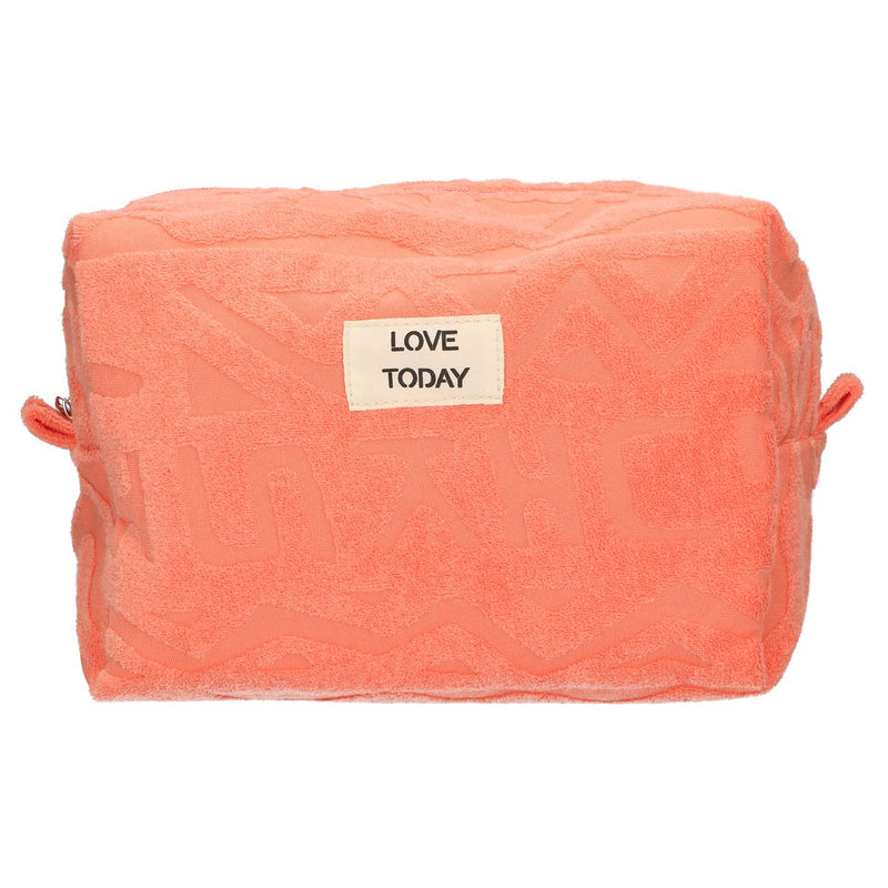 Afbeelding laden in galerijviewer, Traveller toilettas badstof sunny roze 21,5cm x 19cm