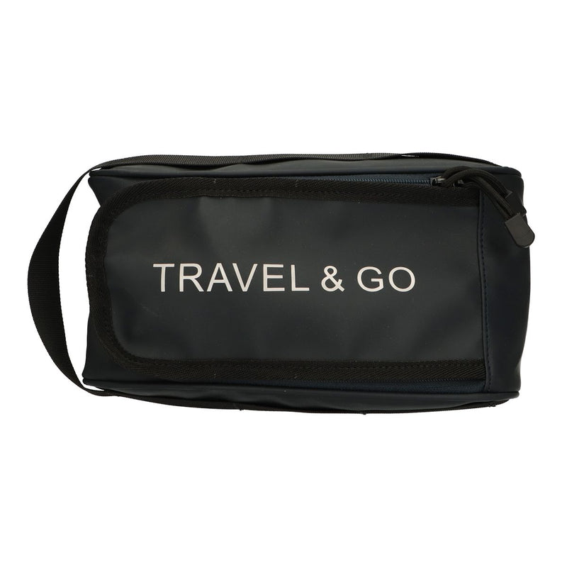 Afbeelding laden in galerijviewer, Traveller toilettas travel go donkerblauw 15,5cm x 13,5cm