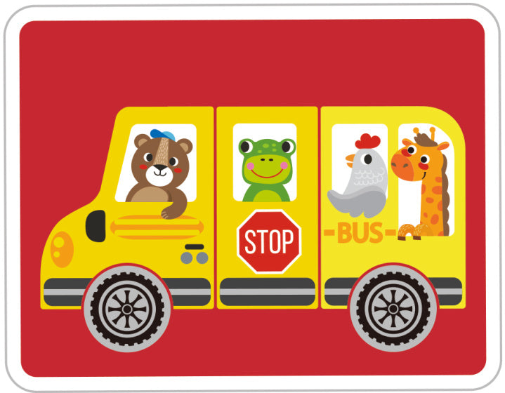 Load image into Gallery viewer, Tooky toy Educatief Houten Magneetbord Transport 80-delig