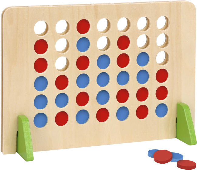 Load image into Gallery viewer, Tooky toy Vier Op Een Rij Educatief Houten Speelgoed 45-delig